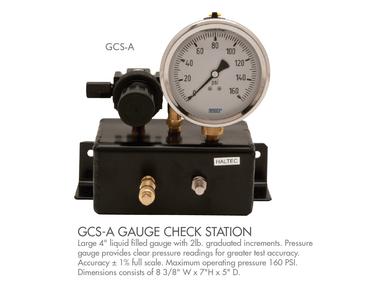 Pressure Gauge Calibration Haltec GCS-A
